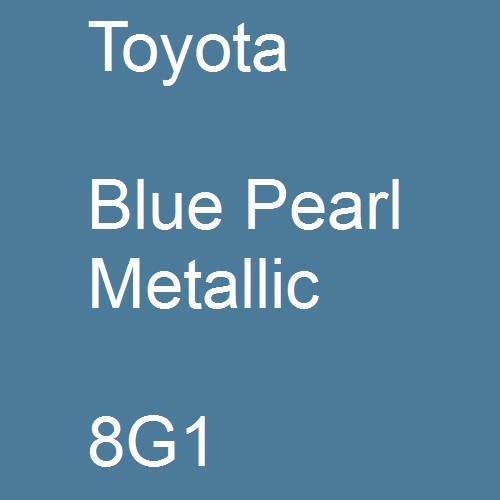 Toyota, Blue Pearl Metallic, 8G1.